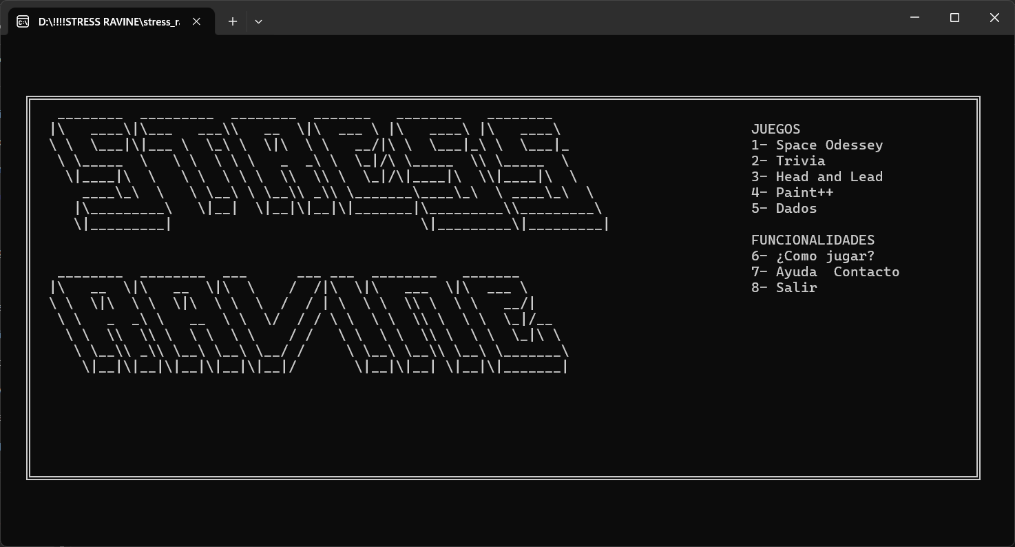 Proyecto stress ravine